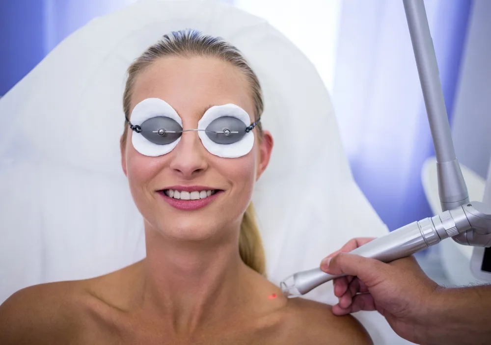 Q-Switched Laser facial treatment Q-Switched Laser facial treatment