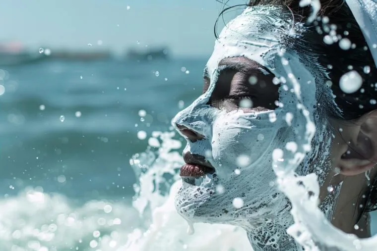 Antartica Glacier water