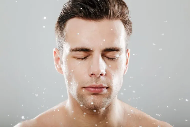 Winter facial for sensitive skin