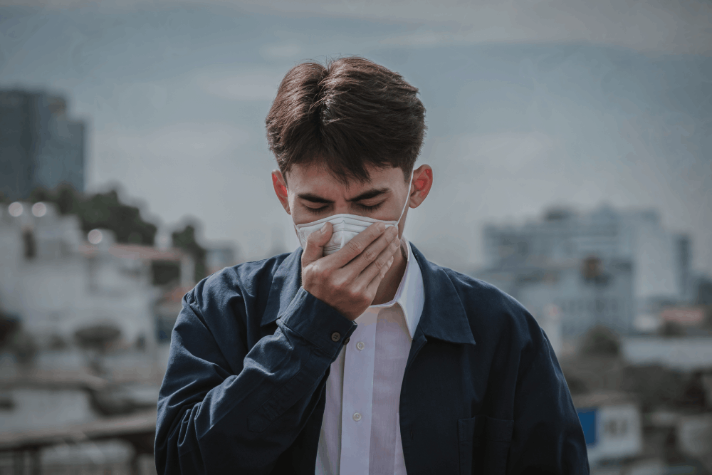 Delhi Pollution and Skin Damage