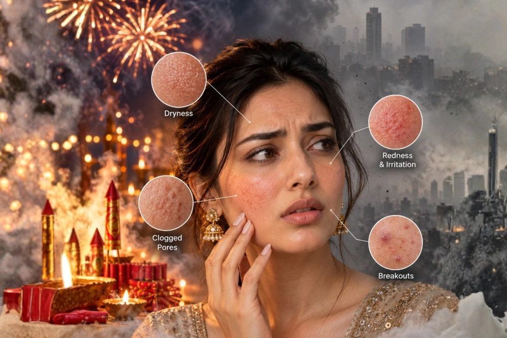 How Do You Protect Your Skin From Firecracker Smoke and Delhi Smog This Diwali_